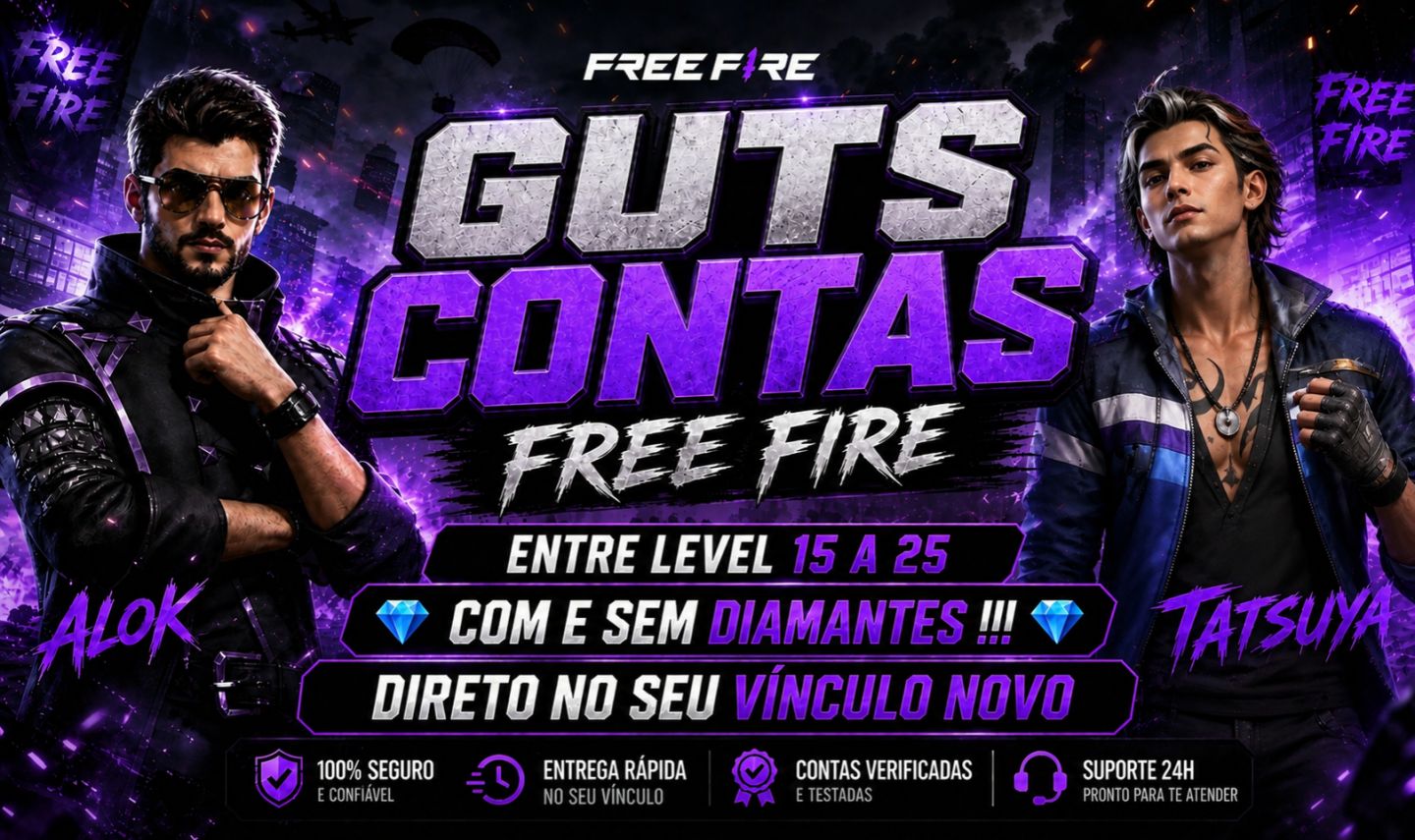 Contas free fire level 21