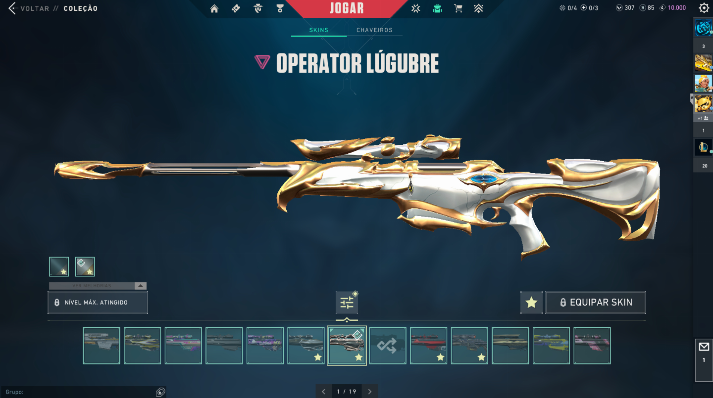 CONTA +50 FACAS, FULL SKIN, RADIANTE TODOS EP, +10K GASTOS