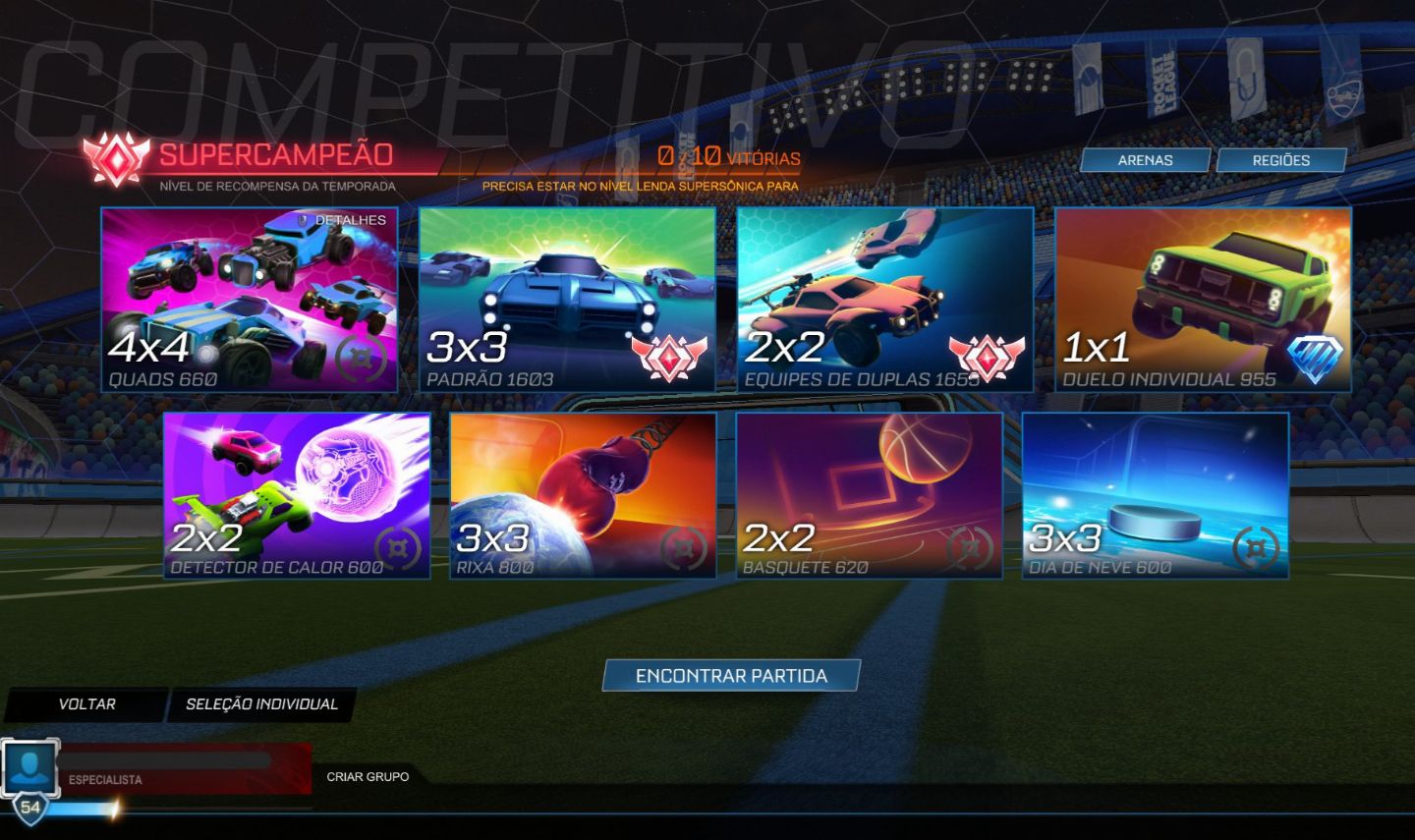 Conta Epic Games Rocket League Grande Campeão (GC)