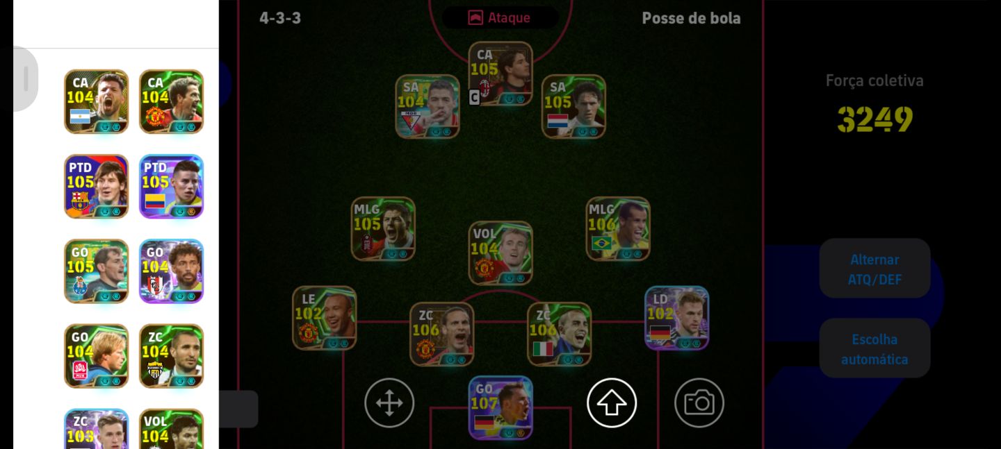 CONTA EFFOTBAL COM MUITOS PAGOS! PEGANDO 3255 + DE FORÇA MAXIMA