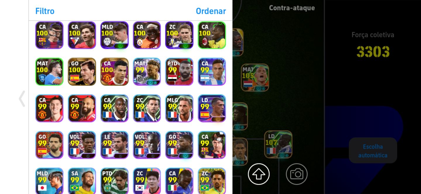 CONTA EFOOTBALL FULL META 2027 | PELÉ 108/ CR7 107/ ZOLA 107 ENTRE OUTROS
