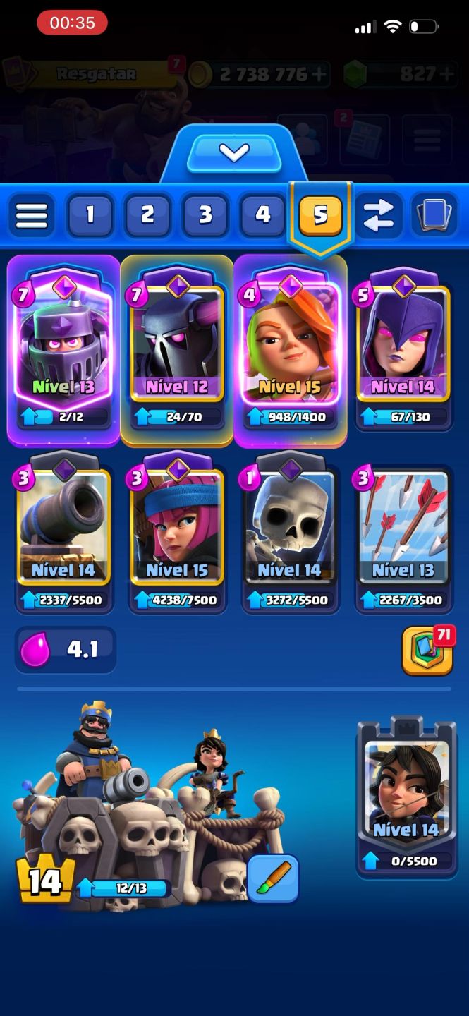 CONTA DO CLASH ROYALE COM 10k TROFEUS