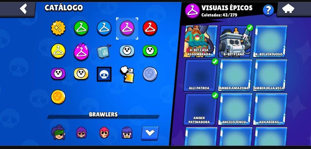 Conta Brawl Stars | 75 Brawlers | 36k Troféus