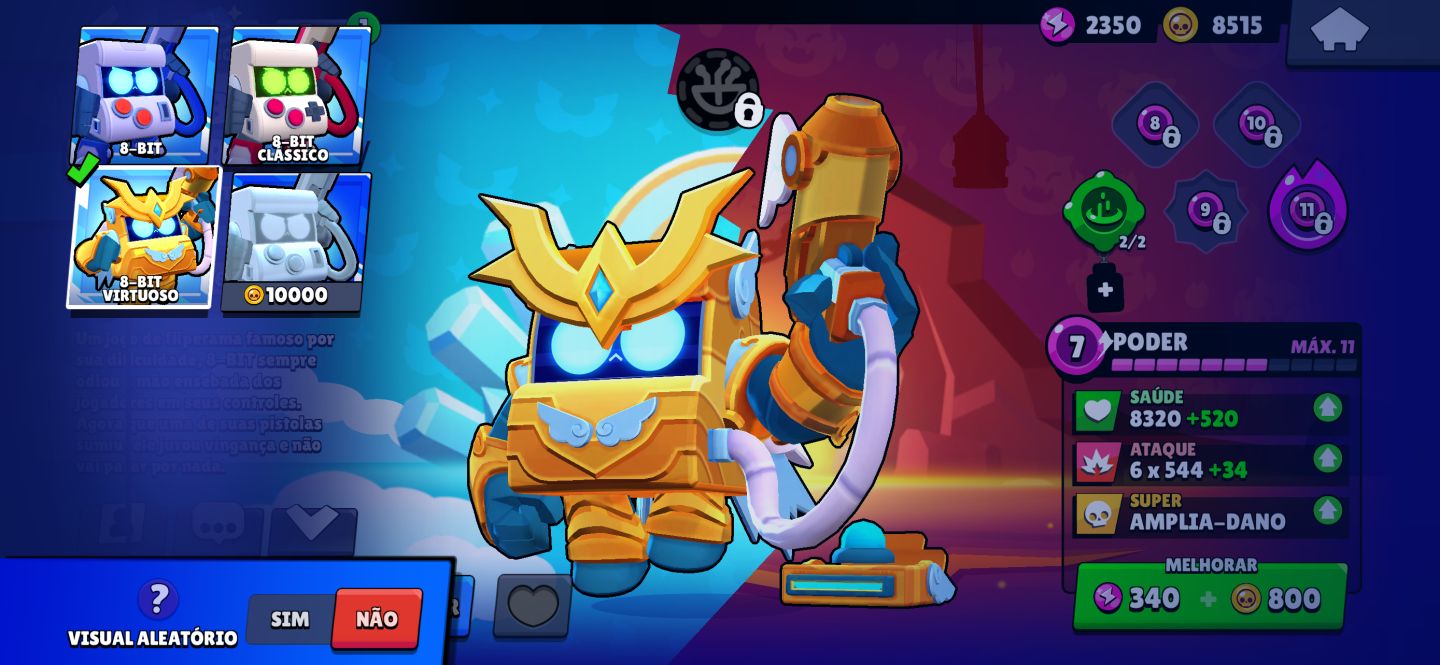CONTA BRAWL STARS | 34 MIL TROFEUS | 25 POWER 11 | DIVERSOS BRAWLERS NIVEL 1000+
