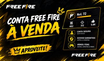 Conta Free Fire Gemada - Muitas Skins e Passes Antigos