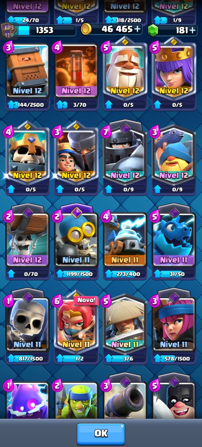 Conta Clash Royale com 10 k de troféus