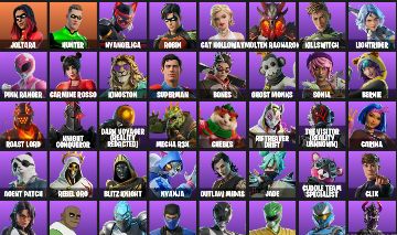 CONTA COM 111 SKINS - Sabrina Carpenter/Riftreaver Drift/Black Ranger/Neko Miku
