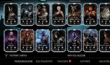 (PREÇO NEGOCIÁVEL) CONTA DE MORTAL KOMBAT 73K DE ALMAS