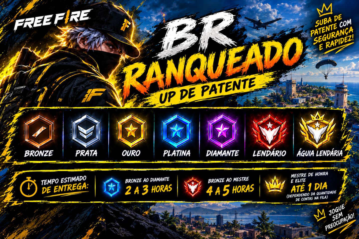 UPO CONTAS DE FF BR RANQUEADO MELHOR PREÇO