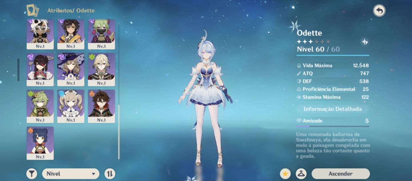 Genshin impact Mizuki C2 Odette Childe AR34