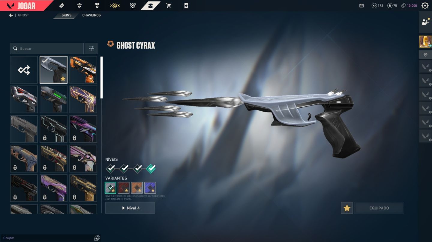 Conta valorant lvl 150