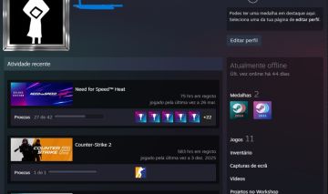 CONTA ANTIGA CS2 PRIME COM 4 MEDALHAS + 583 HORAS (PREMIER DISPONÍVEL) + BRINDE!