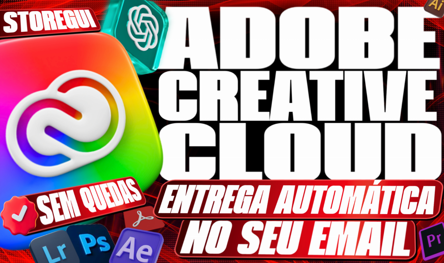 ADOBE CREATIVE CLOUD 30 DIAS DIAS | CONTA PRIVADA