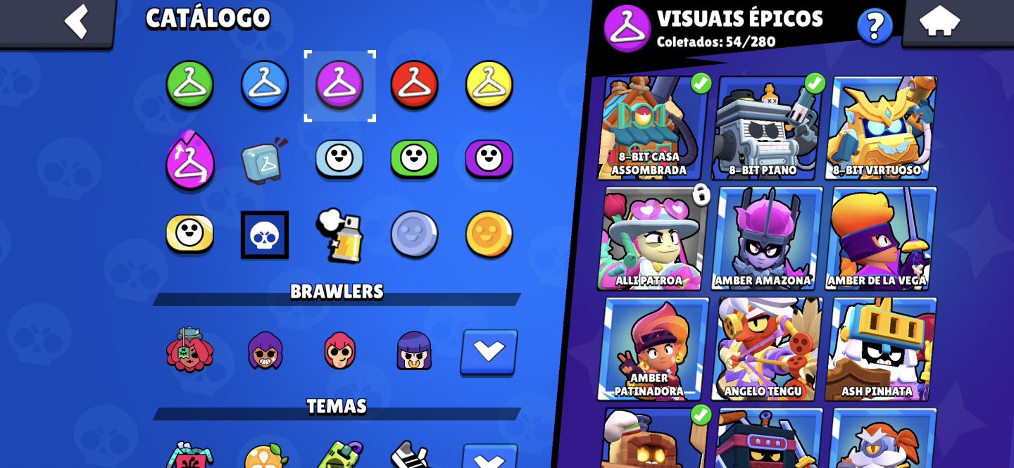 Conta de Brawl Stars criada em 2020