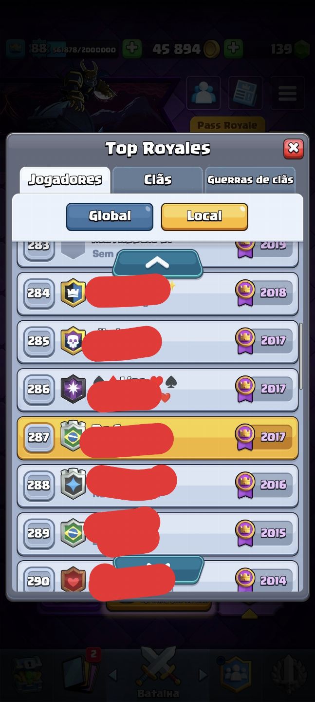 Clash Royale! SUBO / UPO CONTAS RAPIDAMENTE (100% SEGURO) ARENA SAZONAL E LIGAS!