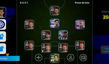 Conta Efootball Iniciante com o Lucas Moura ,Allan e Narazaki (R2009)