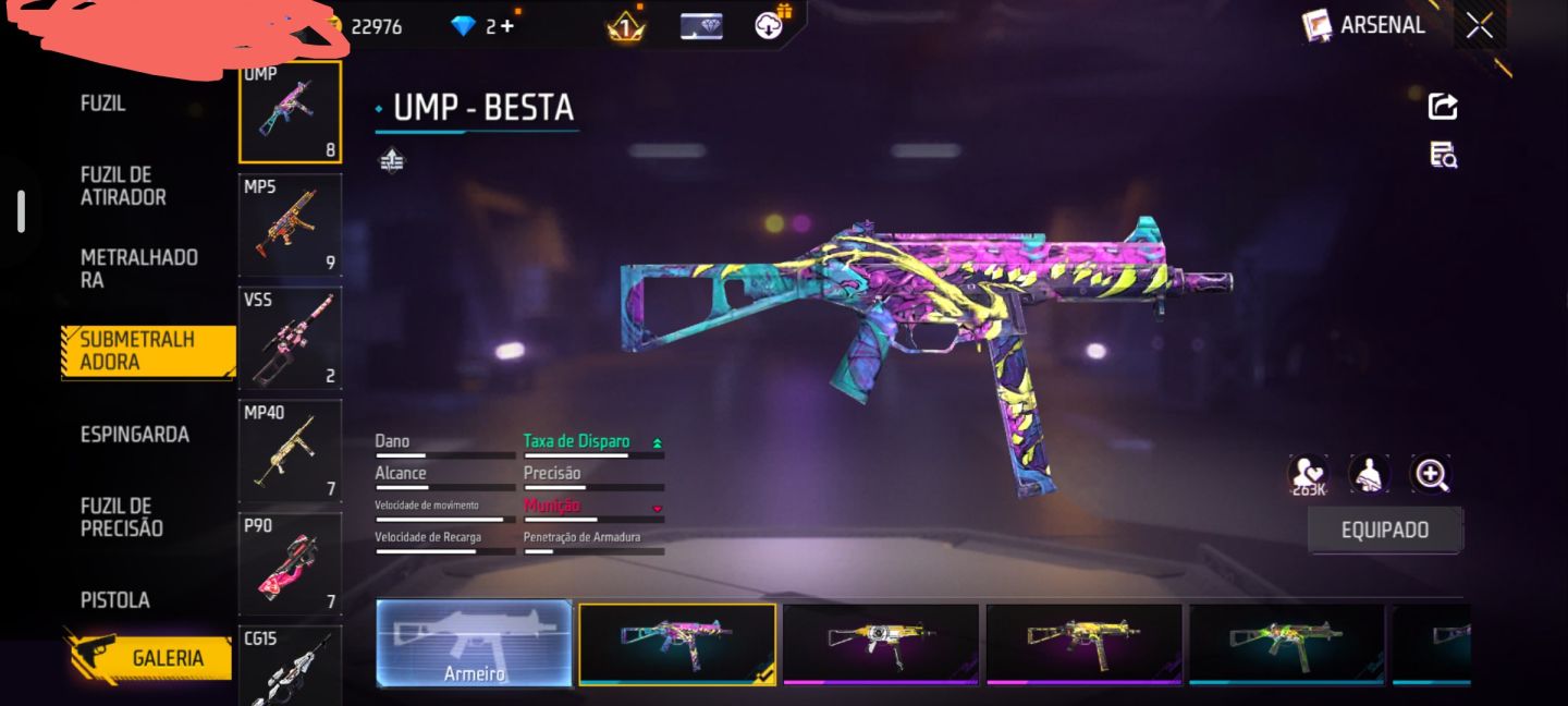 Conta de FF super boa e barato, melhor preço da ggmax, conta de ff full