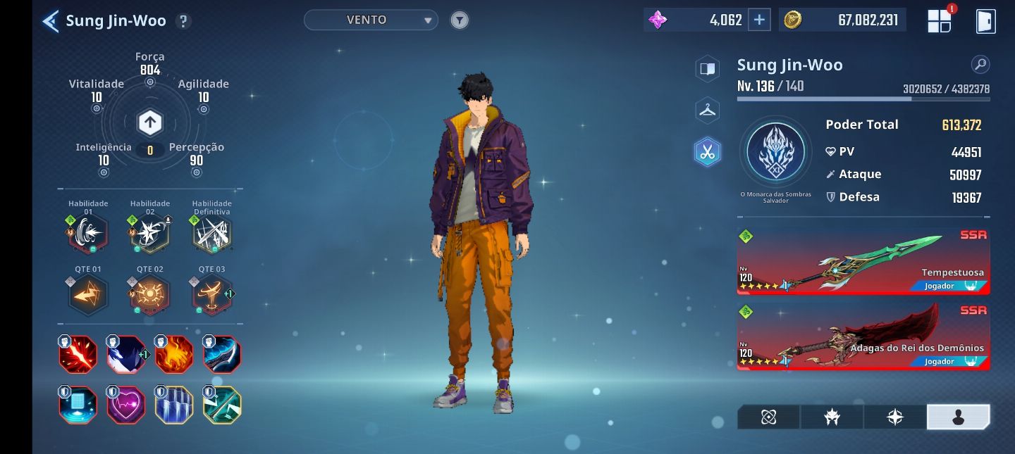Solo Leveling Alto Nível 150. Seja o Overpower que deseja ser!