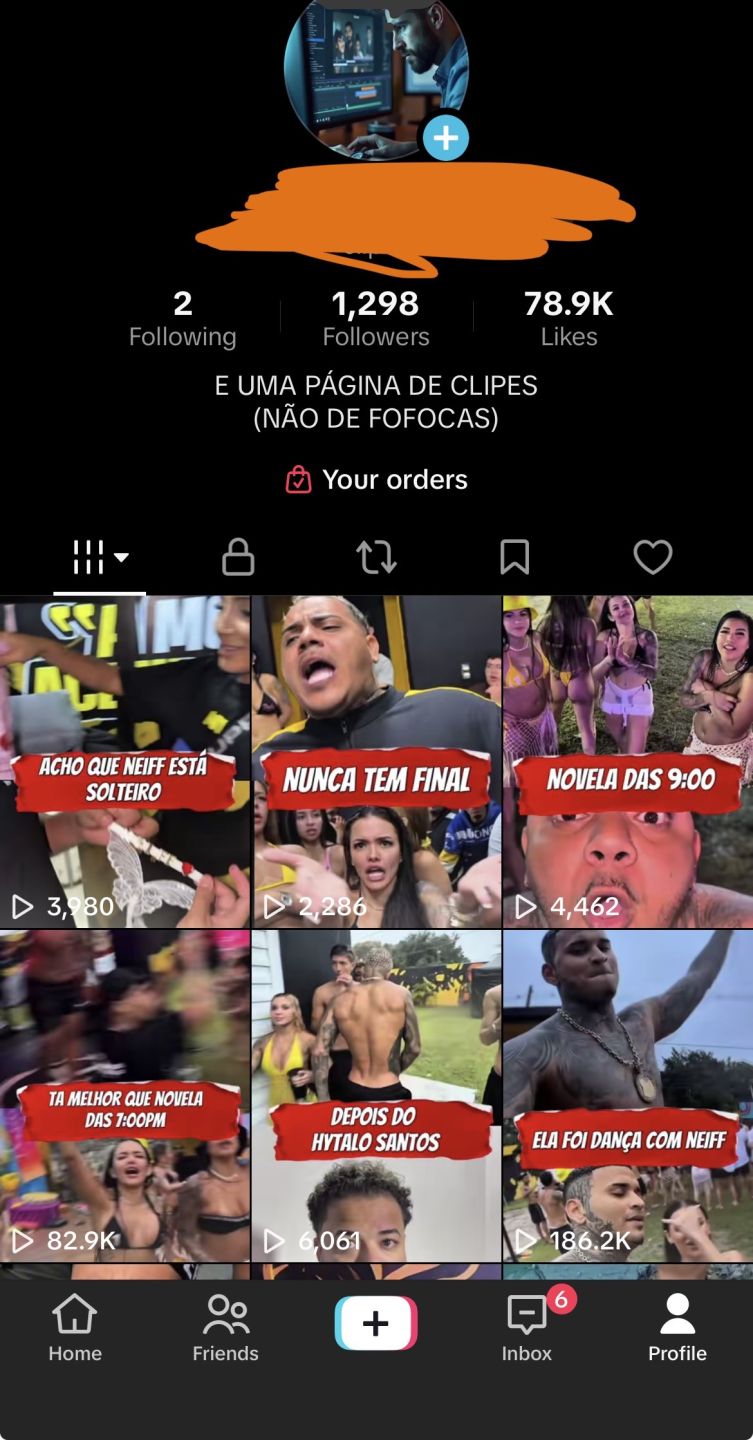 Conta TikTok Ativa +1K Seguidores e +1M Visualizações