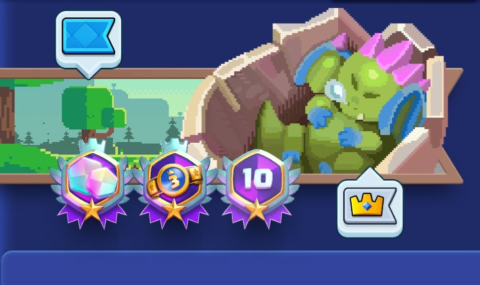 Conta Clash Royale raríssima, com emblema de 10 anos de Clash