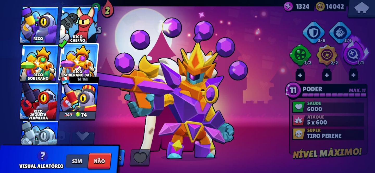 CONTA BRAWL STARS TOP! Vários Brawlers Max, Skins Lendárias & Épicas
