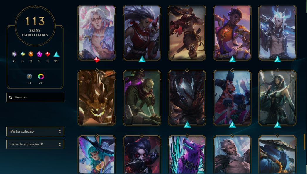 CONTA LOL - LV 98 - PLATINA