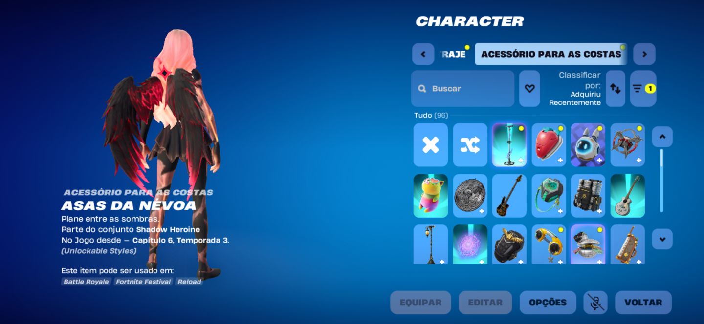- Conta de Fortnite, 28 skins