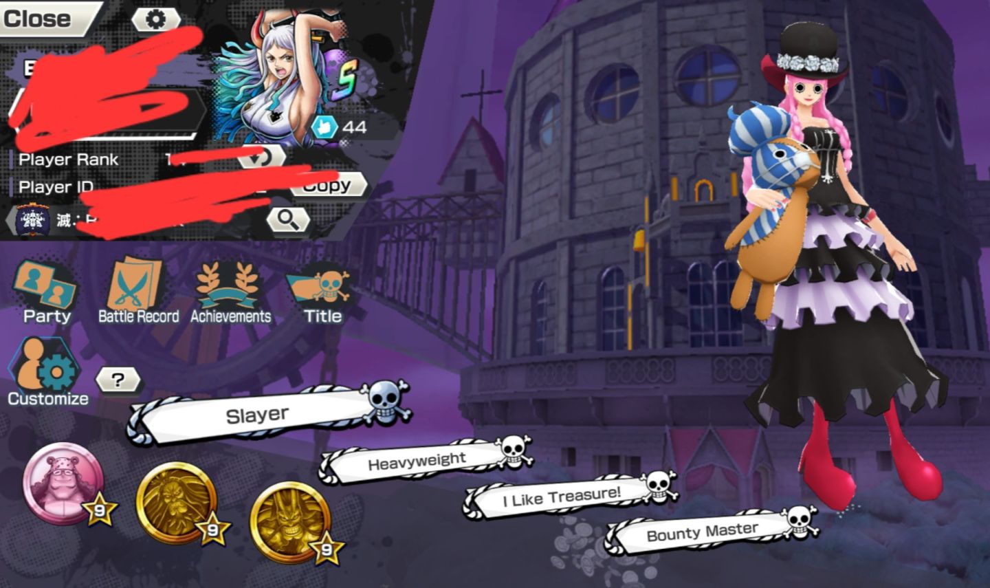 Conta One piece bounty rush 5 Ex