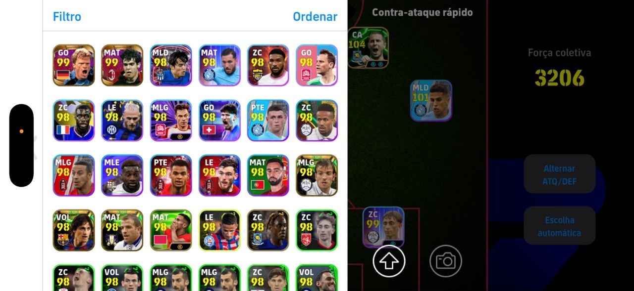Conta antiga com vários jogadores roubados