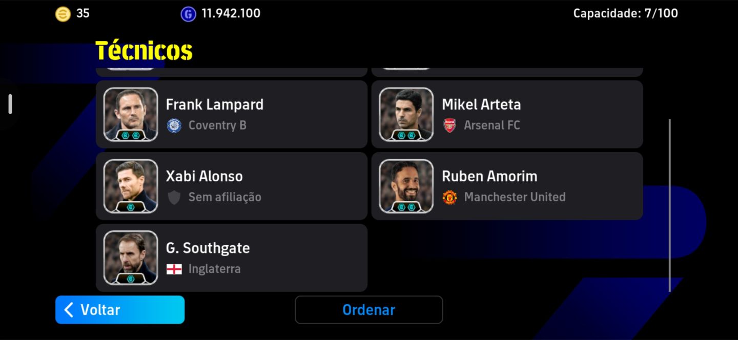 Conta efootball top com os melhores jogadores