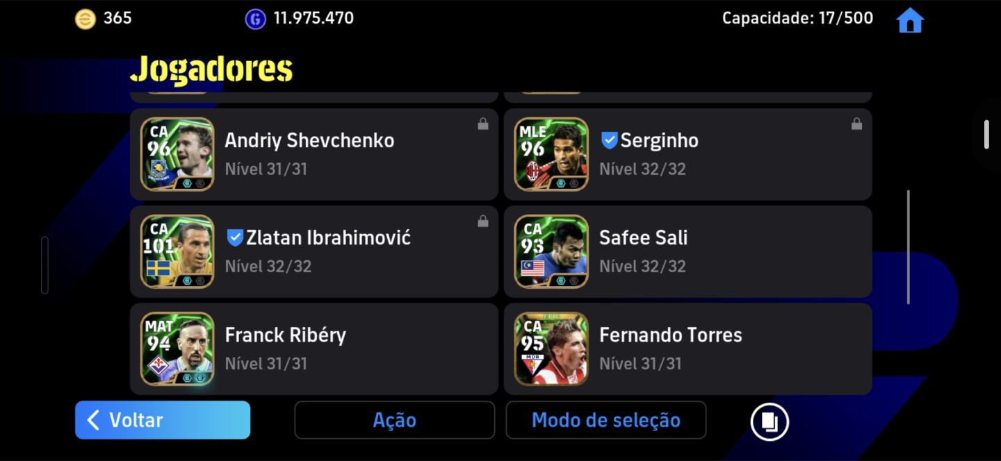 EFOOTBALL 3172 FORÇA, 17+ÉPICOS | NEYMAR SANTOS | ZICO | DROGBA | ROONEY | MESSI