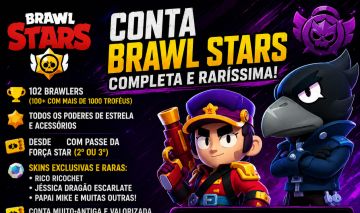 CONTA DE BRAWL STARS DESDE 2019