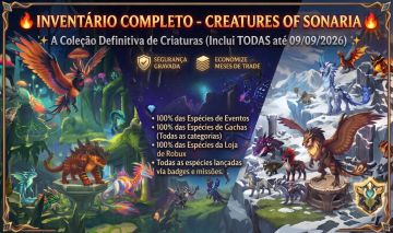 INVENTÁRIO COMPLETO - CREATURES OF SONARIA (CoS)
