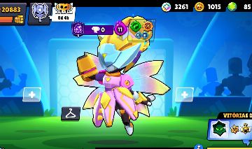 Contas de Brawl Stars com vários troféus e Skins