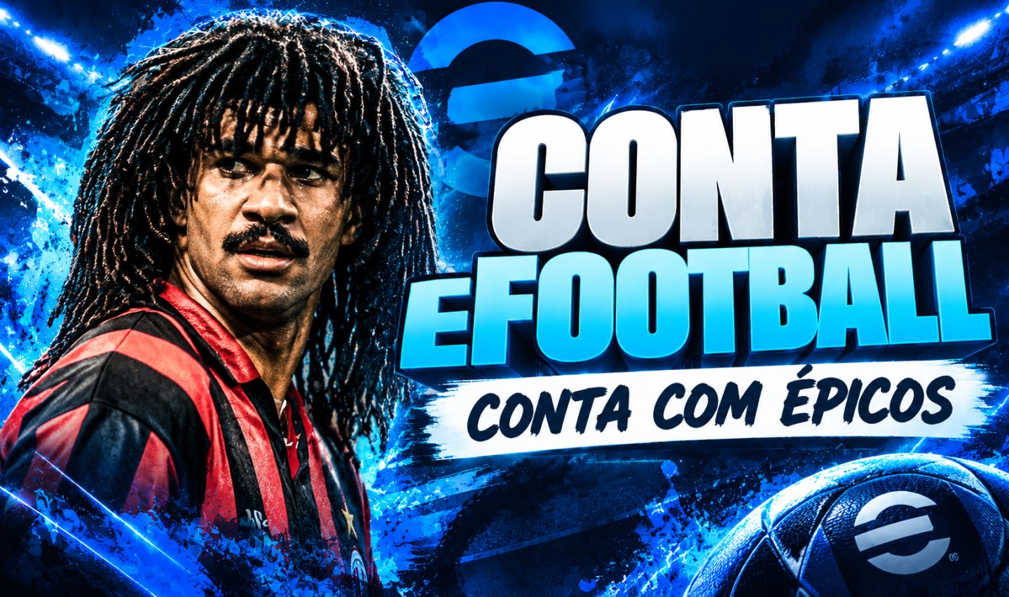 CONTA EFOOTBALL STEAM | HAALAND 107 + IBRAHIMOVIC 109 + GULLIT 105 + ODDO 103