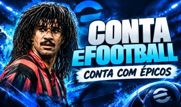 CONTA EFOOTBALL STEAM | HAALAND 107 + IBRAHIMOVIC 109 + GULLIT 105 + ODDO 103