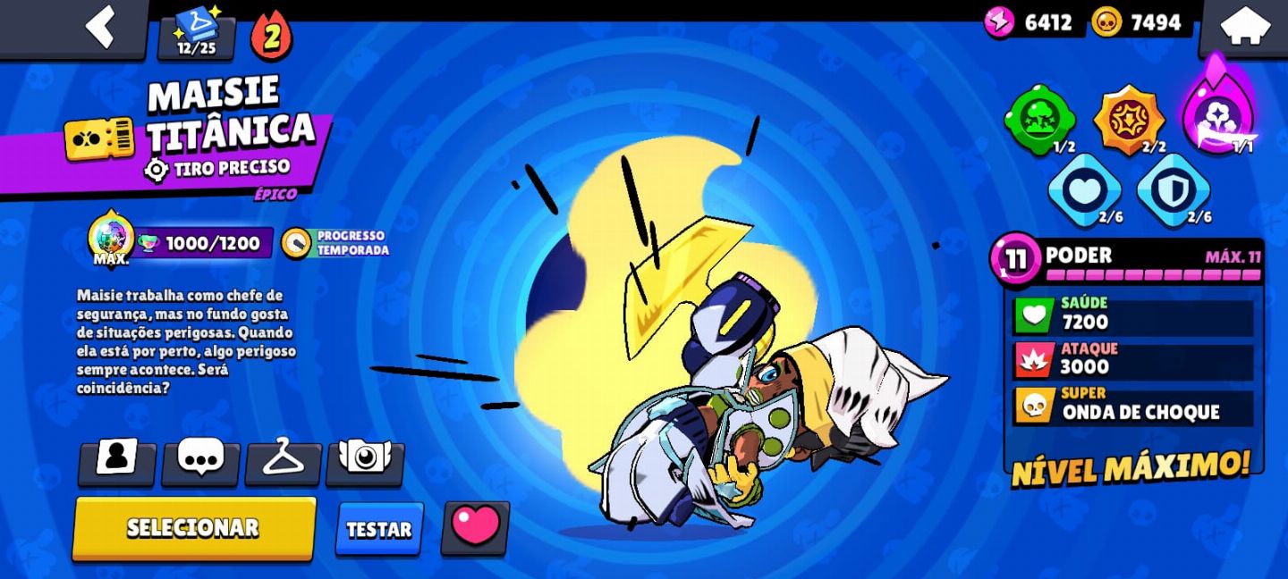 Conta de Brawl Stars com full acesso