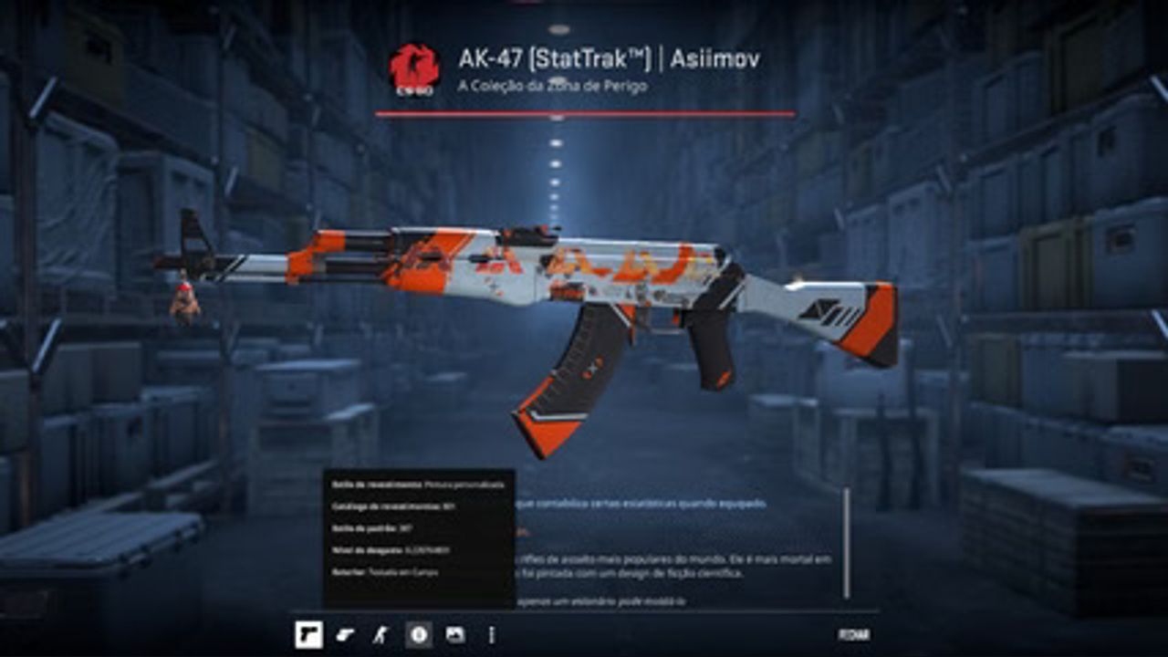 Conta CS2 Prime | Gut Hook Aquecimento de Aço + Skins | Trade Ban