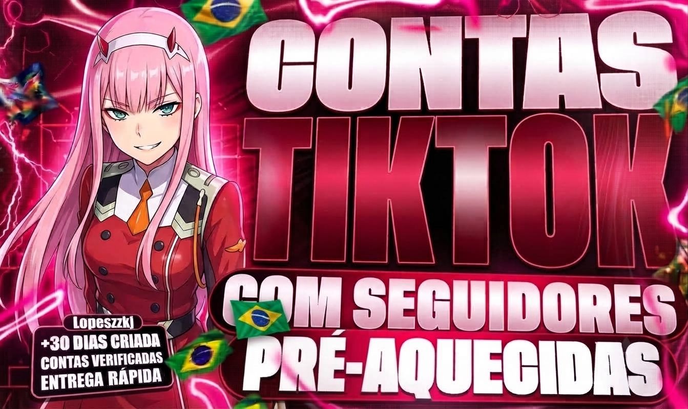 [MENOR PREÇO] CONTAS TIKTOK FEMININA COM SEGUIDORES ORGÂNICOS IP BR