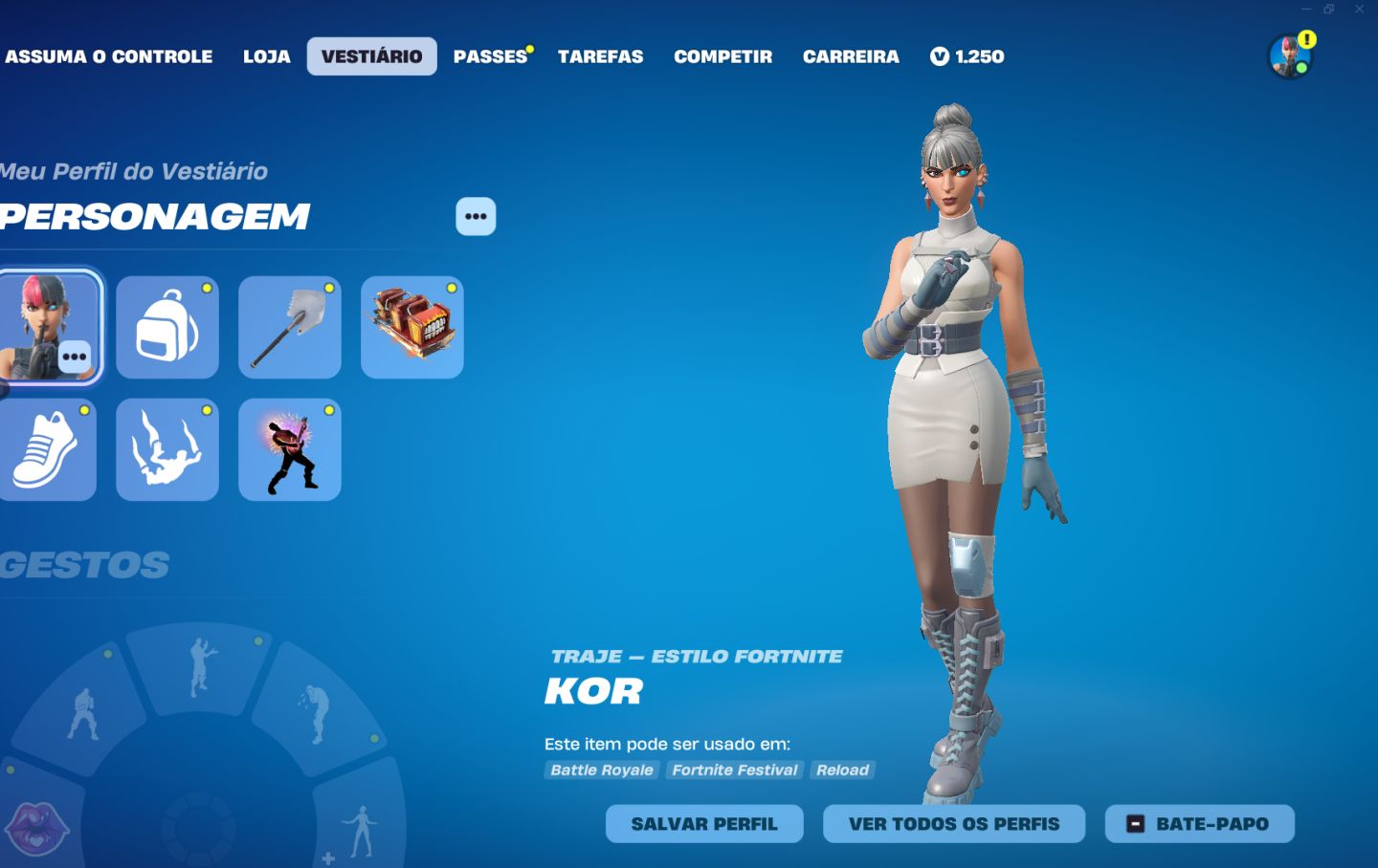 Conta de Fortnite com 178 Skins / KOR / CANIFICINA / HOMEM-ARANHA / 1450 VB