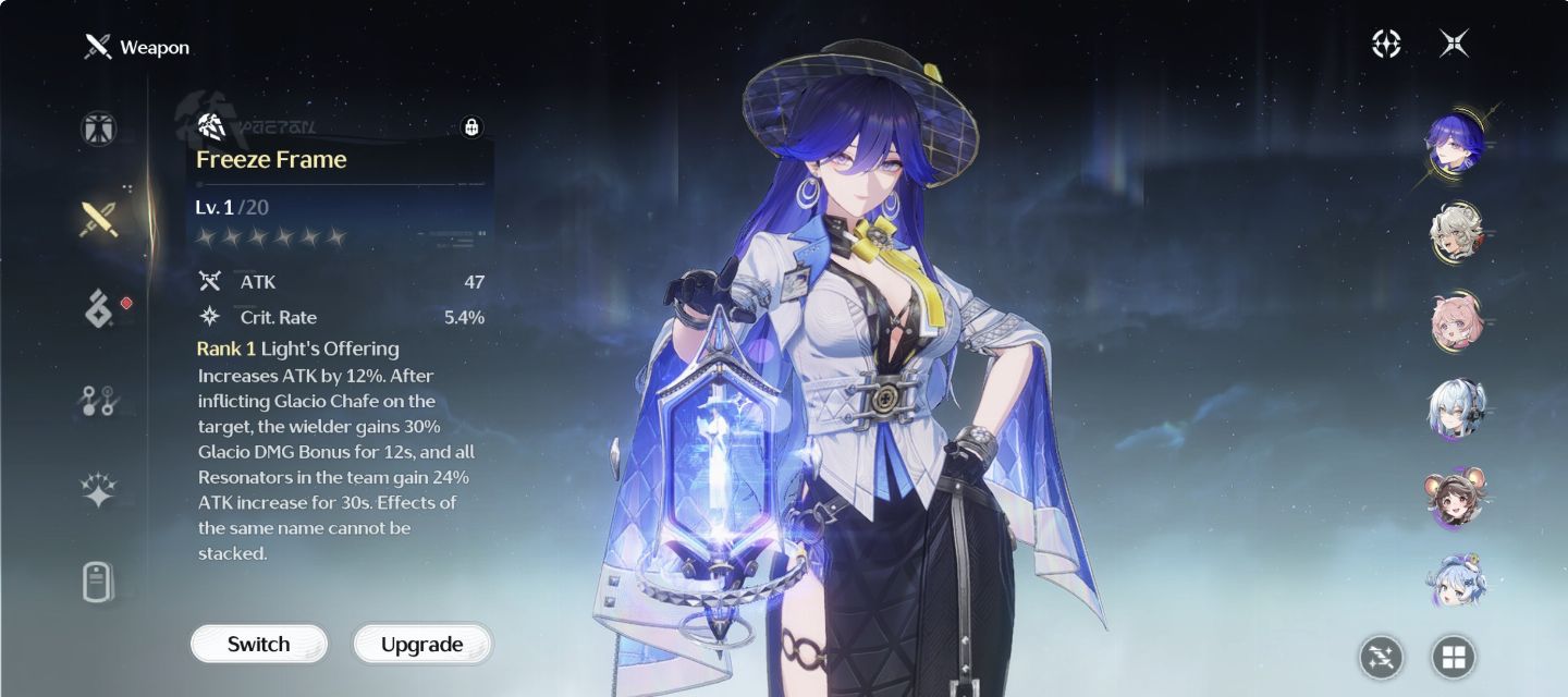 Conta Wuthering Waves | LUCY S3R1, Rebecca S0R1, Lucilla S0R1