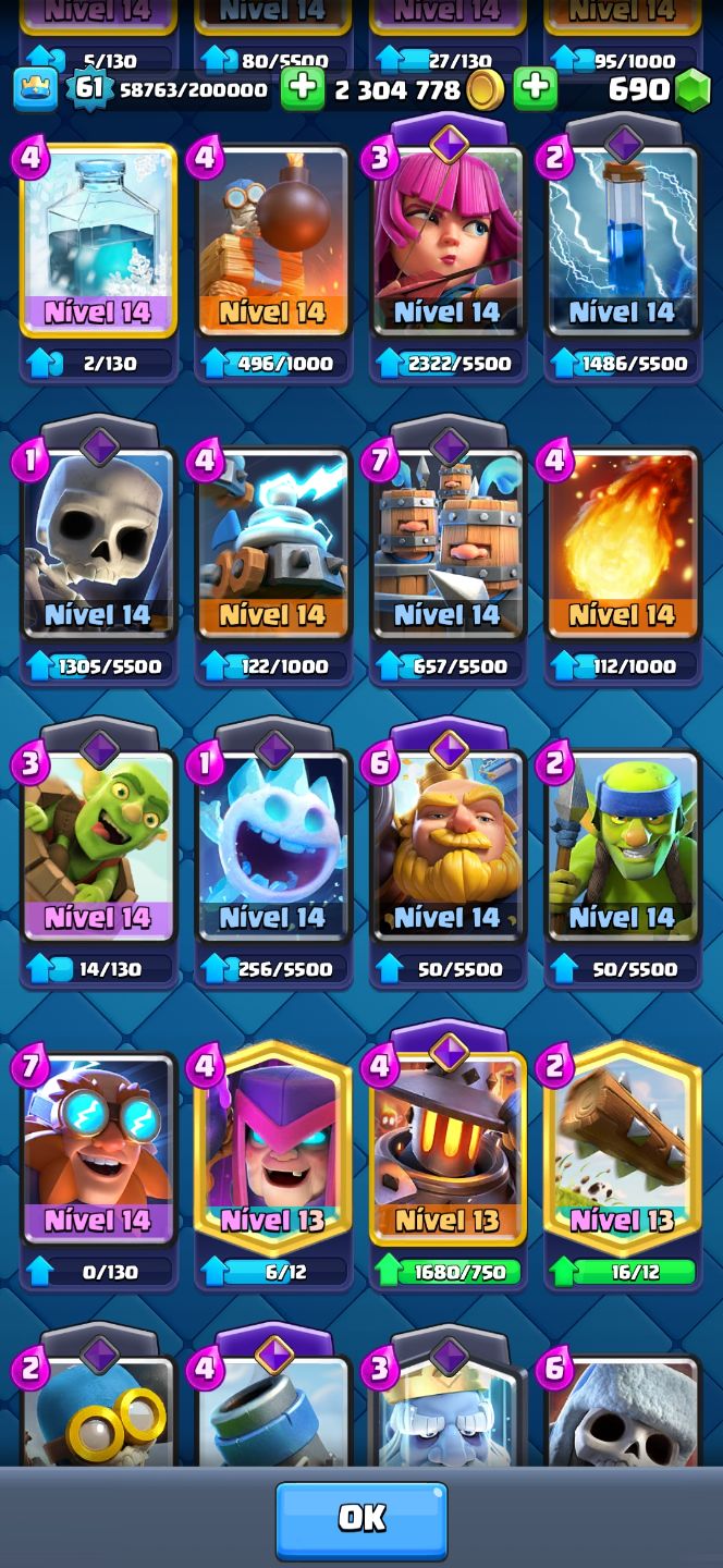 CONTA CLASH ROYALE TOP À VENDA UPADA E PRONTA PRA RANQUEADA