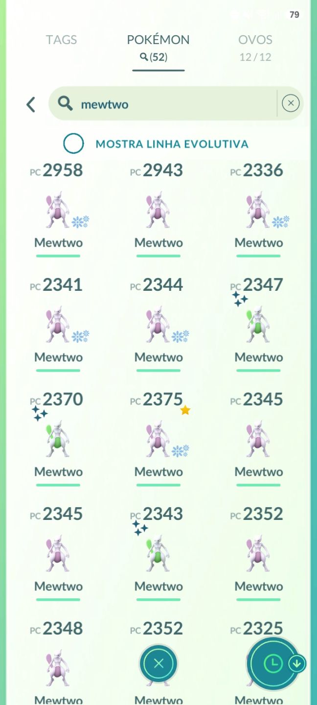 CONTA POKÉMON GO 2019 | 79 MEWTWOS | 31 NECROZMAS | SHINY + FUNDOS | +LENDAS