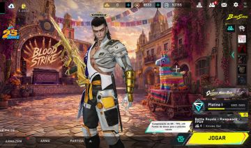 Conta de Blood Strike com armas eternas e facas ultras