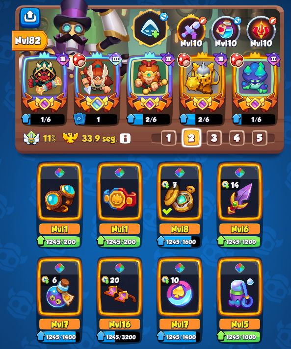CONTA RUSH ROYALE TOP
