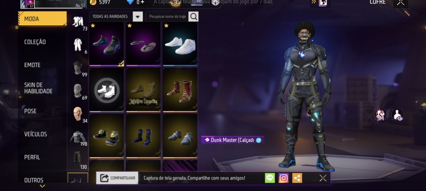 Conta free fire para AP