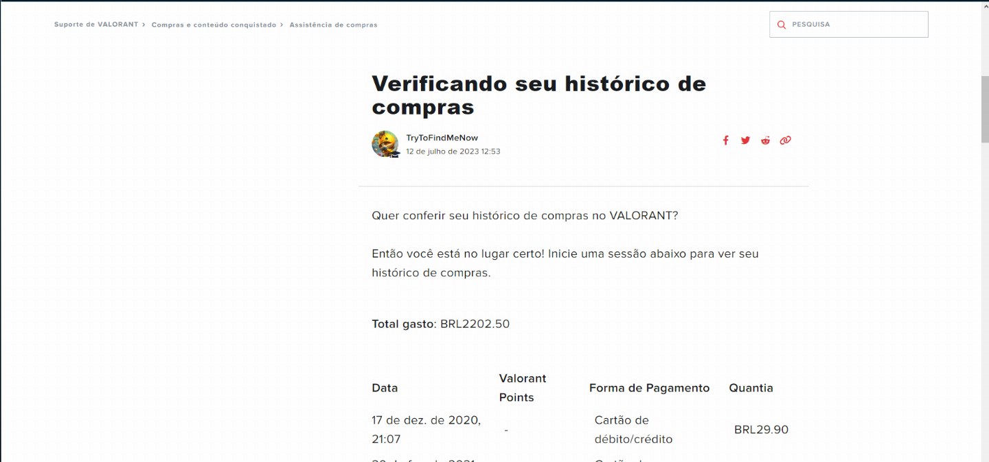 Conta ascendente com + de 2.200,00 gastos