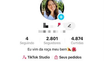 CONTA TIKTOK COM 2800 SEGUIDORES REAIS + LIVE STUDIO