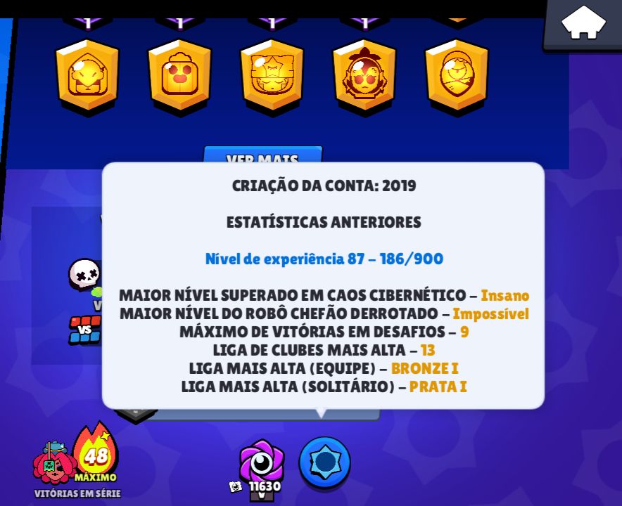 CONTA BRAWL STARS 2019 COM 44K DE TROFÉUS