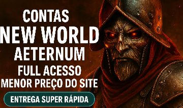 Conta New World Aeternum - Full Acesso | Melhor Preço do Site